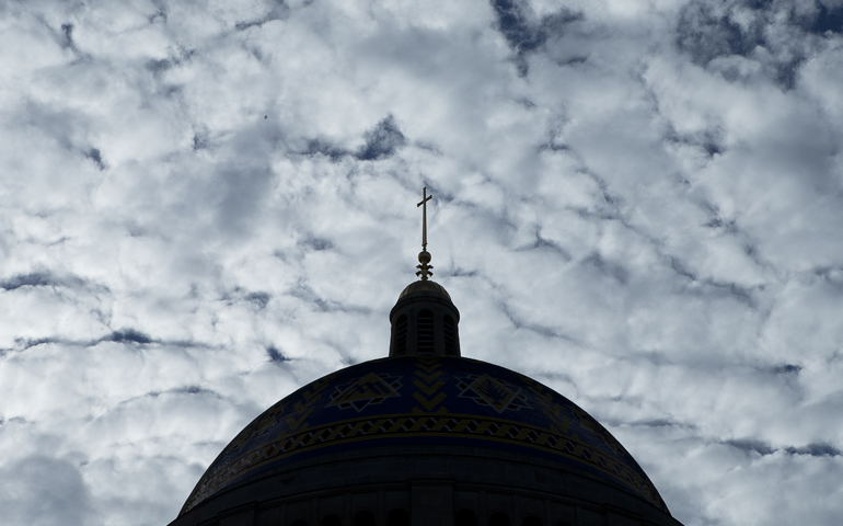 The dome of the Basilica of the National Shrine of the Immaculate Conception is seen in Washington June 23. (CNS photo/Tyler Orsburn)