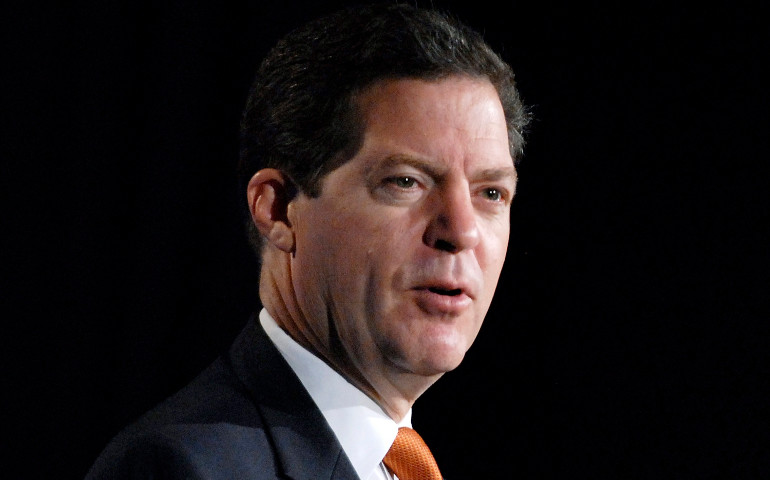President Donald Trump nominated Republican Gov. Sam Brownback of Kansas as an ambassador of for religious freedom July 26. Brownback, a Catholic, is pictured in a 2007 photo. (CNS/Jonathan Ernst, Reuters) 