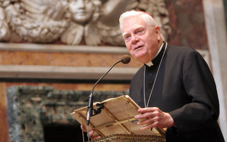 Cardinal Bernard Law, who had been one of the United States' most powerful and respected bishops until his legacy was blemished by the devastating sexual abuse of minors by priests in his Archdiocese of Boston, died early Dec. 20 in Rome at the age of 86. He is pictured in a 2007 photo. (CNS/Long Island Catholic/Gregory A. Shemitz) 