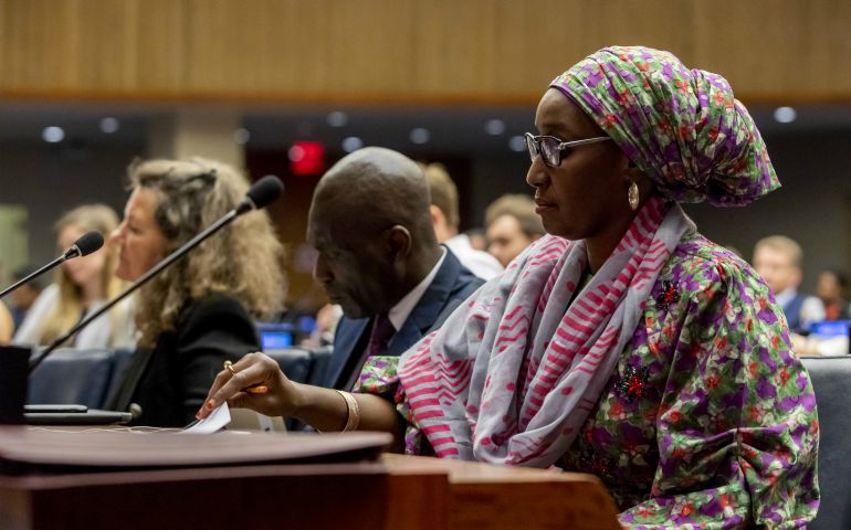 An event held Sept. 24, 2018, at the United Nations focused on action to end forced labor, modern slavery and human trafficking. (United Nations)