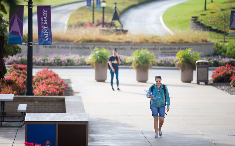 The campus of College of St. Mary in Omaha, Neb. (The World-Herald/Rebecca S. Gratz)