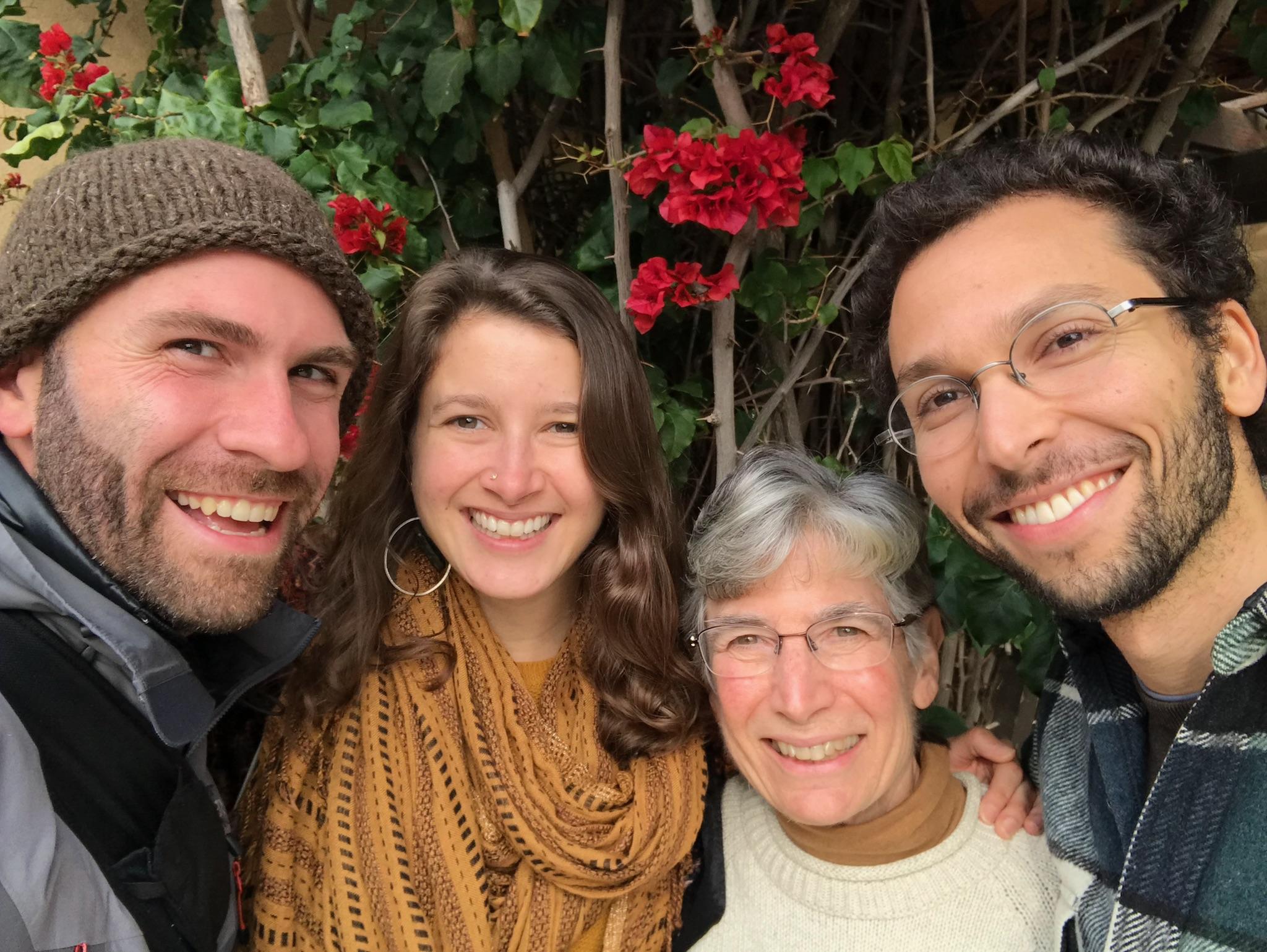 From left: Alan Webb, Sarah Bradley, Dominican Sr. Gloria Jones and Adam Horowitz (Provided by Sr. Gloria Jones)