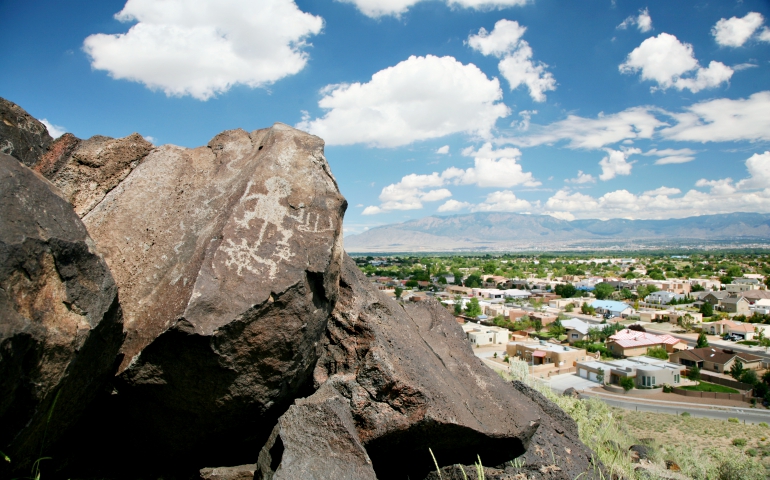 Petroglyphs National Monument in Albuquerque, New Mexico (Wikimedia Commons / Daniel Schwen)