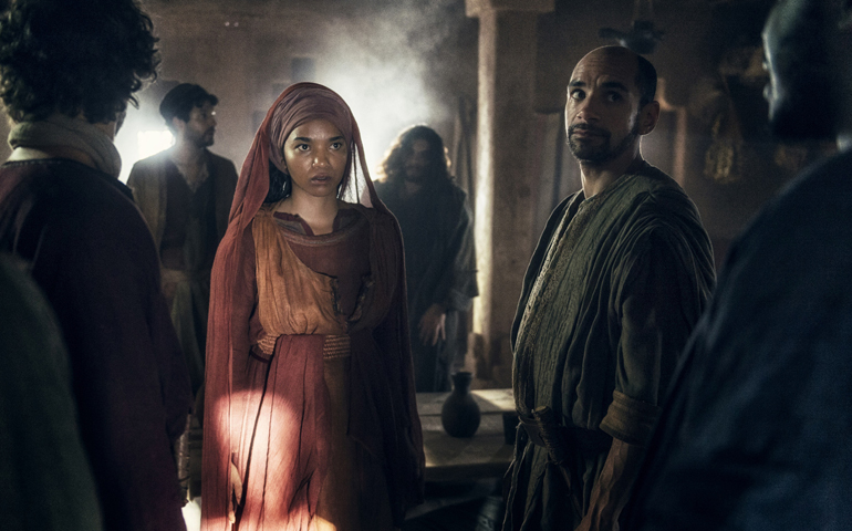Chipo Chung, center, is Mary Magdalene and Fraser Ayers is Simon the Zealot in the 12-part NBC series "A.D. The Bible Continues." (CNS/NBC) 
