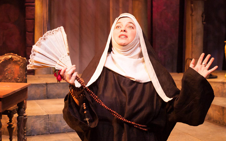 Actress and playwright Coco Blignaut as St. Teresa of Avila in "God's Gypsy," based on Barbara Mujica's novel (Silvia Spross)