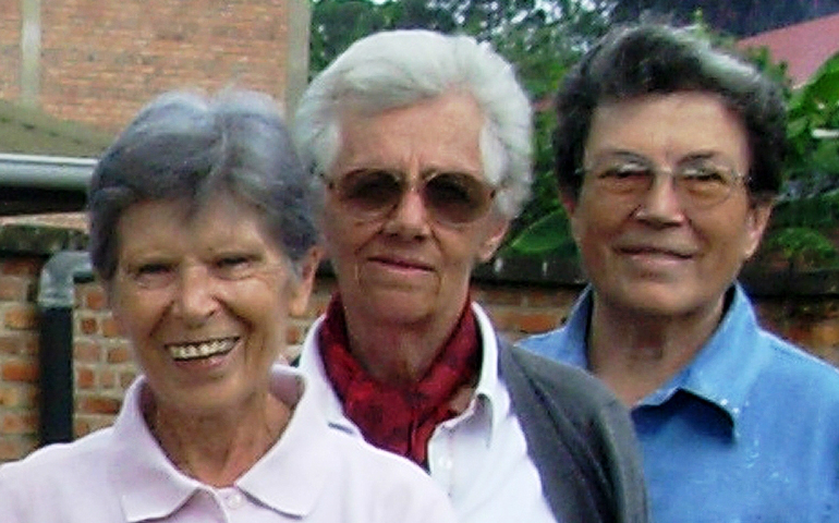 Xaverian Srs. Bernardetta Boggian, Olga Raschietti, and Lucia Pulici in an undated photo. (Provided photo) 