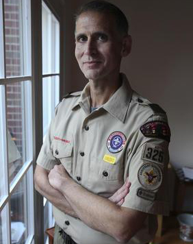 Greg Bourke before he was forced to resign from Boy Scout leadership in 2012. (Sam Upshaw Jr., The Courier-Journal)