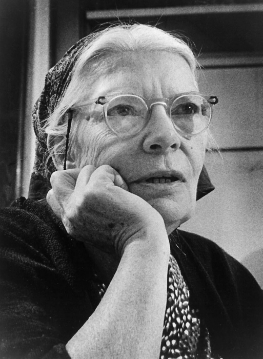 Dorothy Day, co-founder of the Catholic Worker movement. (CNS photo/courtesy Milwaukee Journal)