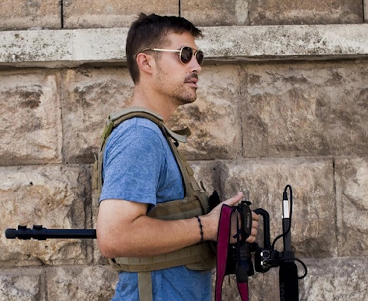 American journalist James Foley in an undated photo. (CNS/Courtesy GlobalPost via EPA/Nicole Tung)