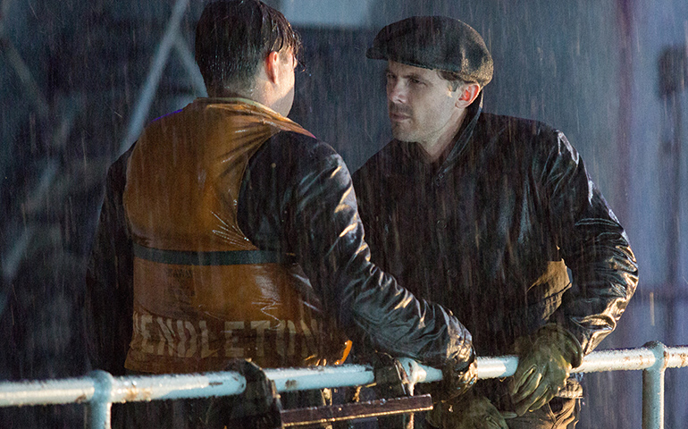 Casey Affleck and Michael Raymond-James star in the movie "The Finest Hours." (CNS photo/Disney)