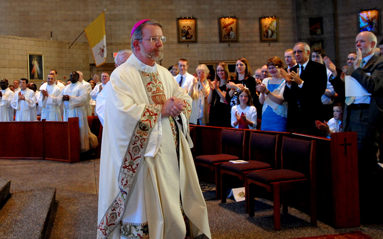 Bishop Liam Cary, bishop of Baker, Ore., at his episcopal ordination Mass May 18, 2012, at St. Francis Church in Bend, Ore.
