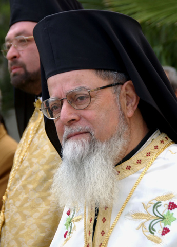 Melkite Archbishop Elias Chacour of Haifa, Israel, in 2006 (CNS/Debbie Hill) 