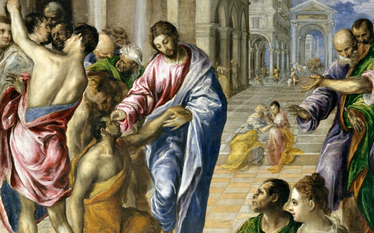 "Christ Healing the Blind" (detail) by El Greco, circa 1570 (Wikimedia Commons/Metropolitan Museum of Art)