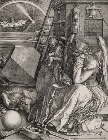 "Melencolia I" (1514) by Albrecht Dürer, part of a current exhibit at the Cleveland Museum of Art (Courtesy of Cleveland Museum)