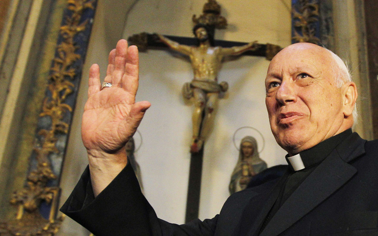 Chilean Archbishop Ricardo Ezzati Andrello of Santiago in 2013 (CNS/Reuters/Eliseo Fernandez)