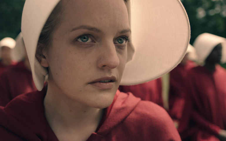 Elisabeth Moss in "The Handmaid's Tale" (Take Five/Hulu)