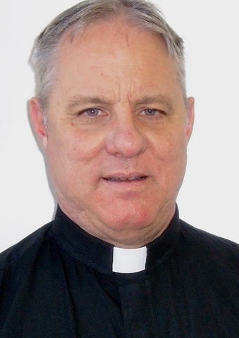 Fr. Eric Freed, 56, pastor of St. Bernard Catholic Church in Eureka, Calif., in 2011 (CNS/courtesy diocese of Santa Rosa) 