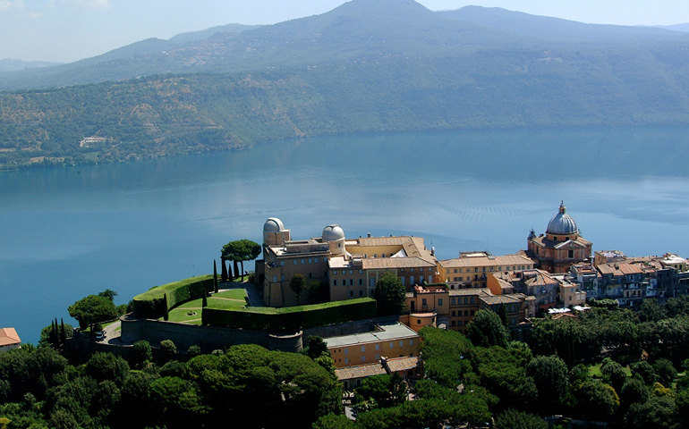 Aerial view of Castel Gandolfo, the summer residence of the pope in Italy (CNS/Catholic Press Photo/Max Rossi)