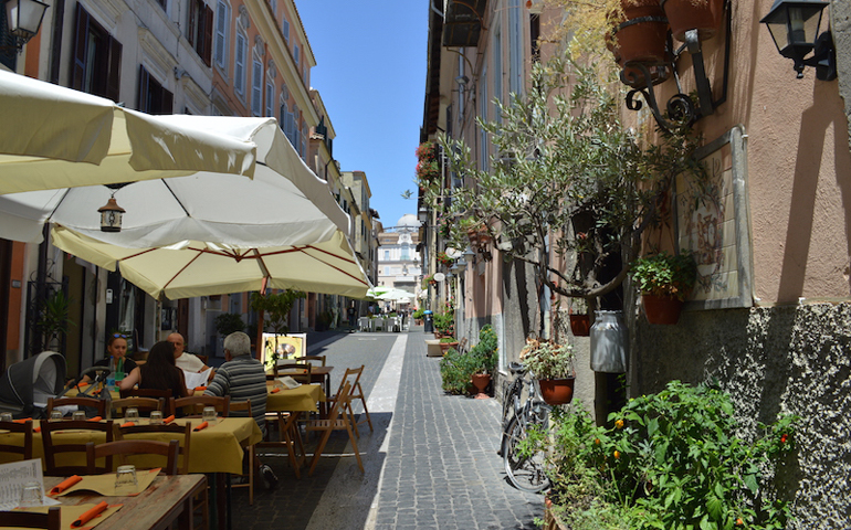 A street in Castel Gandolfo (RNS/Rosie Scammell)