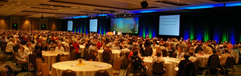 LCWR members gather Aug. 13 for their annual assembly, held this year in Orlando, Fla. (NCR photos/Joshua J. McElwee) 