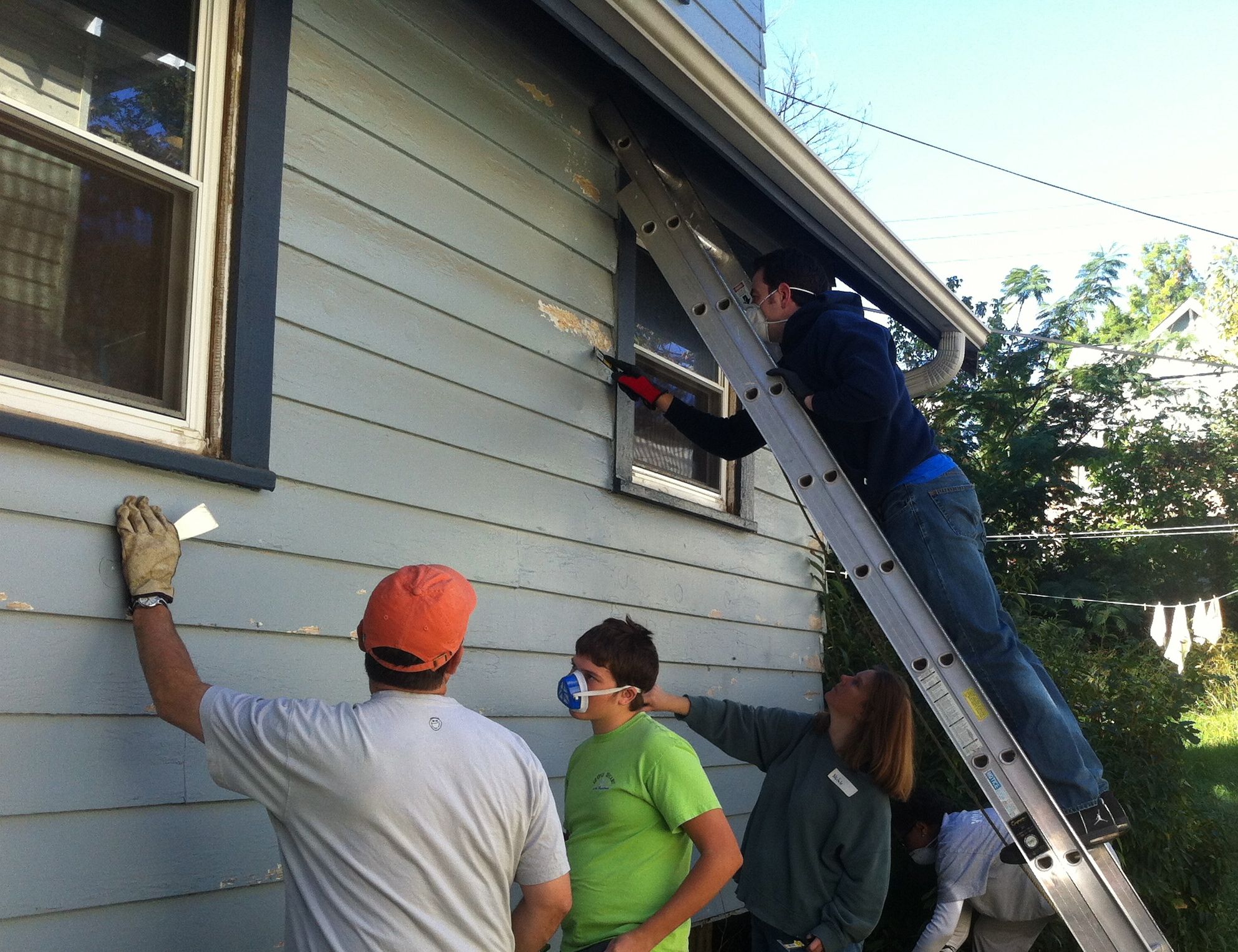 Exterior painting was common on the list of needs