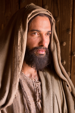 Haaz Sleiman is Jesus in "Killing Jesus." (CNS/Courtesy National Geographic Channels/Kent Eanes)