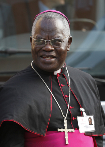 Cardinal Laurent Monsengwo Pasinya of the Democratic Republic of Congo in 2009 (CNS/Paul Haring)
