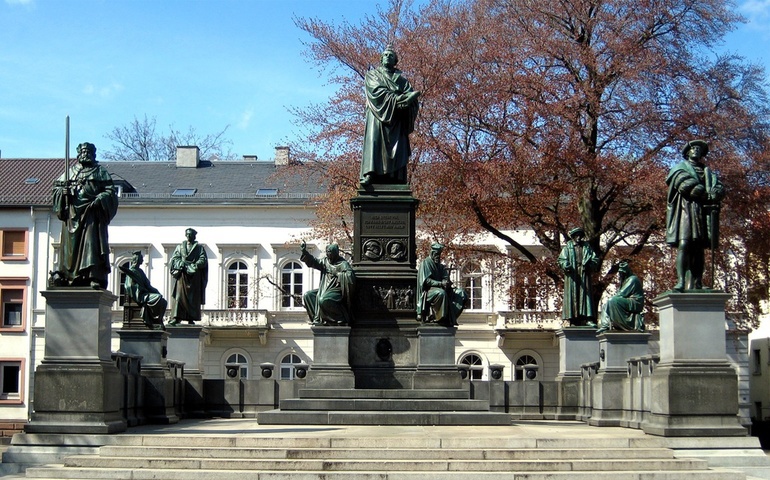 The Luther Memorial in Worms, Germany. (Wikimedia Commons)