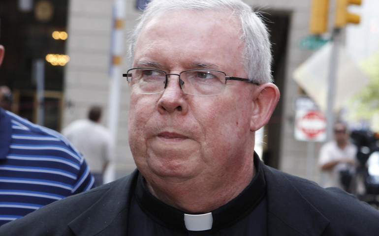 Msgr. William Lynn at his trial June 20, 2012, in Philadelphia (CNS/Reuters/Tim Shaffer)