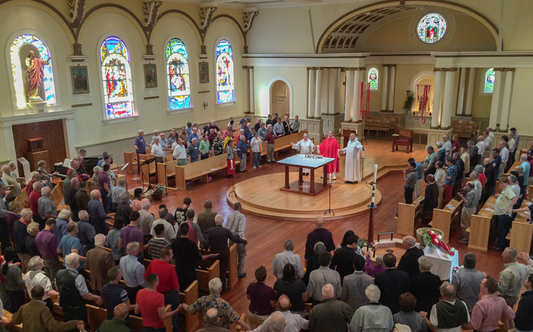Mass at Most Holy Redeemer Church in San Francisco (Dennis Callahan)
