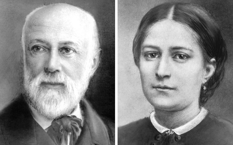 Blessed Louis and Marie Zelie Guerin Martin, the parents of St. Therese of Lisieux (CNS/courtesy of Sanctuary of Lisieux)