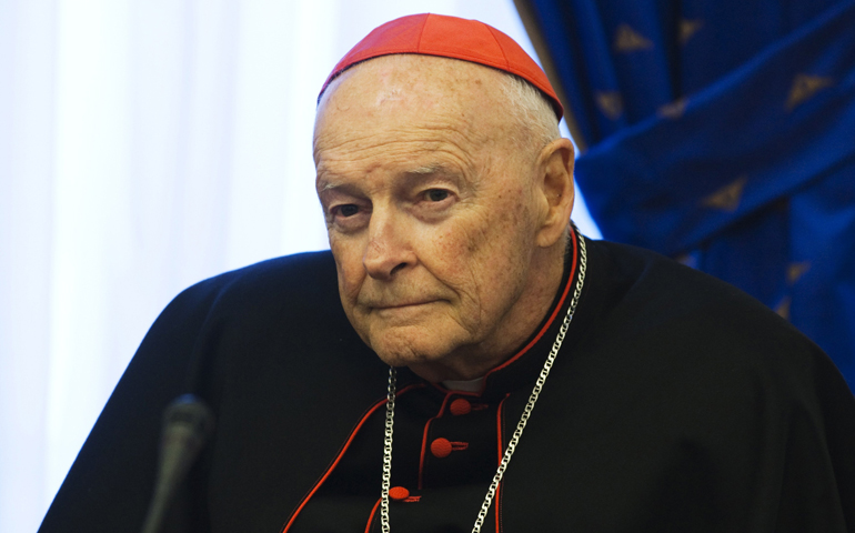 Cardinal Theodore McCarrick, retired archbishop of Washington, in 2011 (CNS/Reuters/Morteza Nikoubazl)