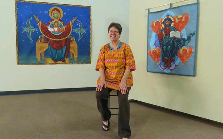 Sister of the Good Shepherd Glynis Mary McManamon in her gallery, Shepherding Images Studio/Good Shepherd. (Provided photo)