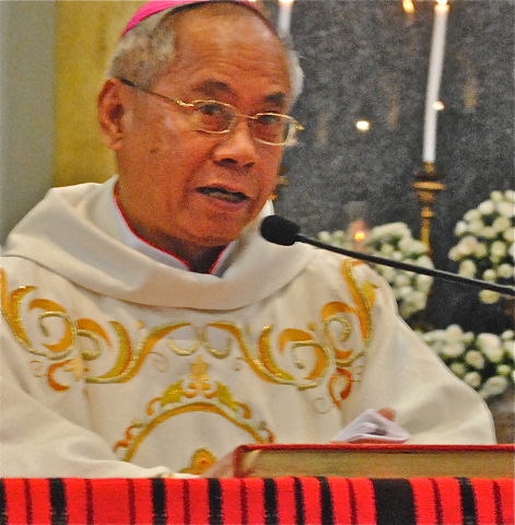 Archbishop Orlando Quevedo of Cotabato, the Philippines (N.J. Viehland)