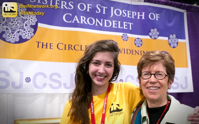 Molly McVie, producer of this week's video & Sister Judy Molosky, CSJ