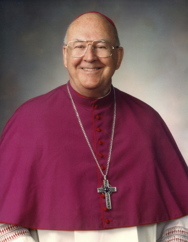Bishop John J. Nevins, pictured in this undated file photo, died Aug. 26 at 82. (CNS/Ed Foster Jr.) 