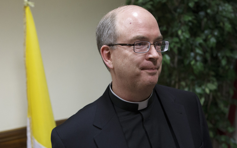 Fr. Robert Oliver in February 2013 in Rome (CNS/Paul Haring) 