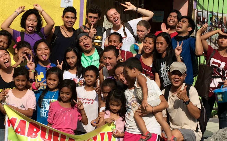 Santa Clara University Christian Life Community members on an immersion trip in the Philippines. (Provided photo)