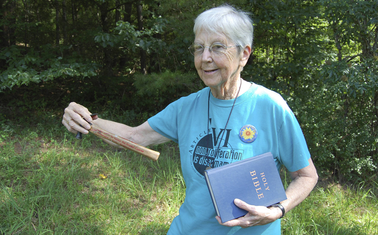 Sr. Megan Rice of the Sisters of the Holy Child (CNS/Reuters/Transform Now Plowshares handout)