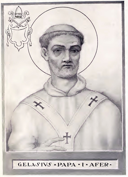 Pope Gelasius, By Artaud de Montor (1772–1849) [Public domain], via Wikimedia Commons