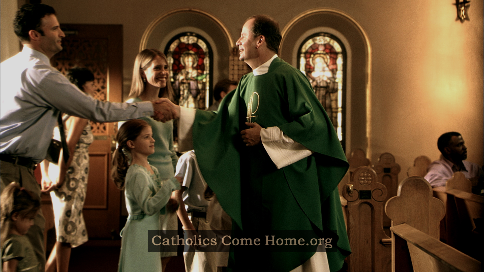 A scene from the "Epic" commercial by Catholics Come Home. (CatholicsComeHome.org)