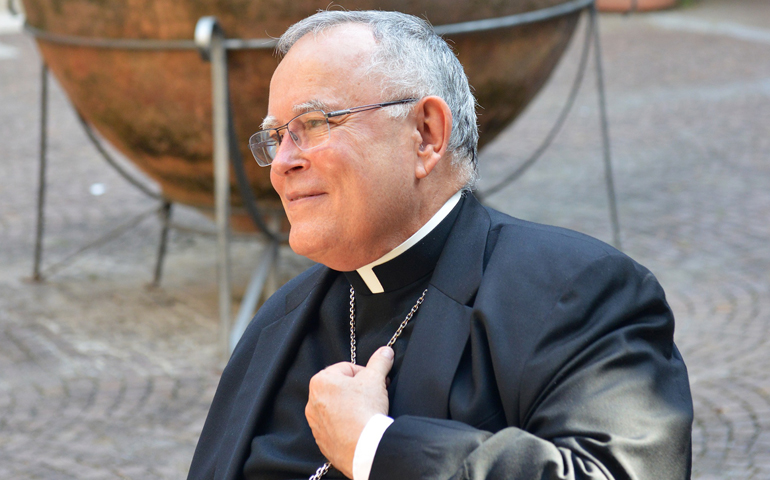 Archbishop Charles Chaput, at the Pontifical North American College in Rome on June 23, 2015. (Photo courtesy of Chris Warde-Jones, Archdiocese of Philadelphia)