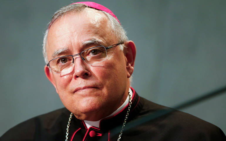 Archbishop of Philadelphia Charles J. Chaput attends a news conference at the Vatican on Sept. 16, 2014. (Photo courtesy of Reuters/Tony Gentile)