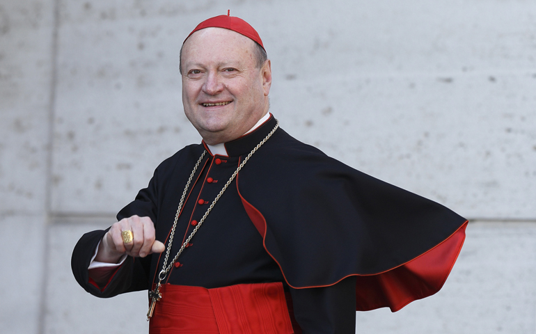 Cardinal Gianfranco Ravasi, president of the Pontifical Council for Culture, at the Vatican in March. (CNS/Paul Haring)  
