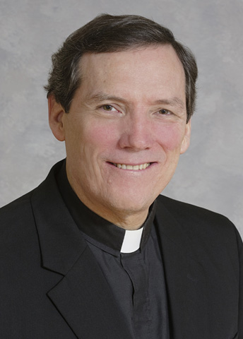 Jesuit Fr. Peter Ryan, a member of the Maryland Province of the Society of Jesus, in 2012 (CNS/Don Casper, courtesy Kenrick-Glennon Seminary)
