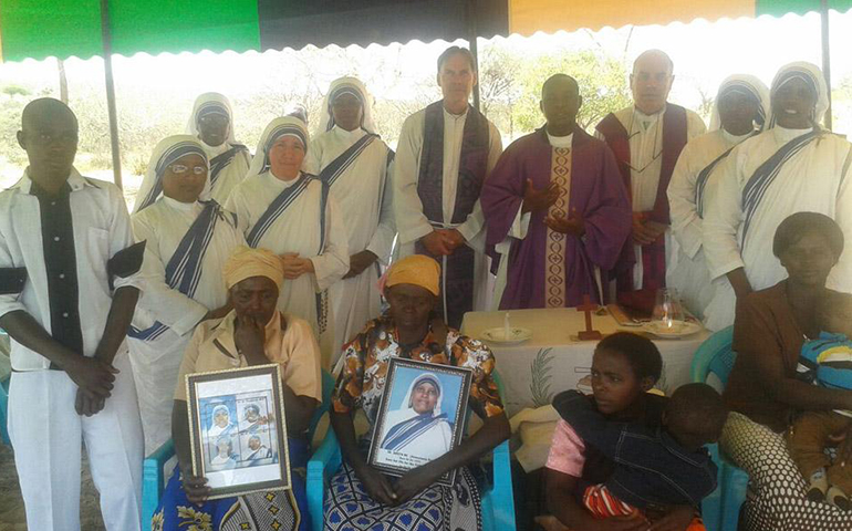 Sr. Judith's family and fellow sisters at her memorial Mass (Courtesy of Fr. Bonaventure Musyoki)