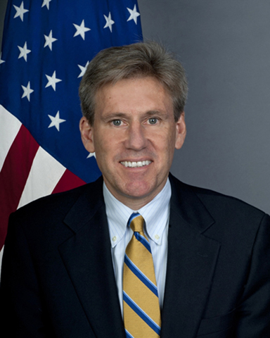 U.S. Ambassador to Libya Christopher Stevens is seen in this undated U.S. State Department photo in Washington. Stevens and three other embassy staff members were killed in September in a rocket attack on their car. (CNS/Reuters/US State Department handout)