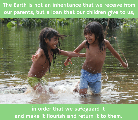 The Earth is not an inheritance that we.png