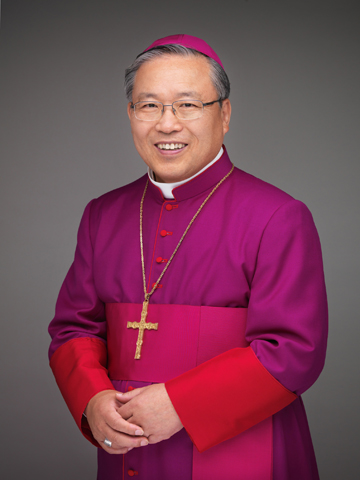 Korean Archbishop Andrew Yeom Soo-jung of Seoul in 2012 (CNS/Courtesy of Seoul archdiocese)