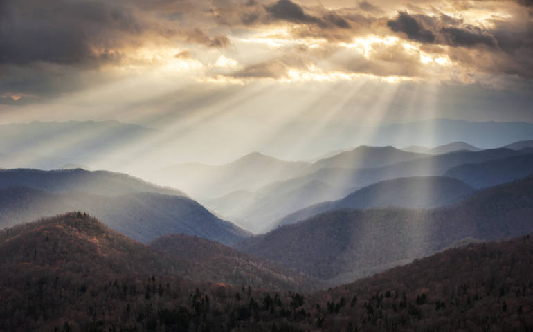 Appalachian Mountains in western North Carolina (Dreamstime)